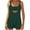Green, variant on ABATAB Women's Summer Rompers Sleeveless Built in Bra Jumpsuit Wide Leg Beach Romper Travel Vacation Outfits