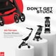 thumbnail image 5 of gb Pockit Air All Terrain Ultra Compact Lightweight Travel Stroller with Breathable Fabric in Velvet Black, 5 of 5