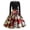 Wine, variant on UngA Christmas Dress Graphic Print Christmas Dresses for Women Long Sleeve Pleated Prom Hepburn Dresses with Belt Winter Party Cocktail Dress Dark Green,L