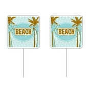 Beach Cupcake Picks 24 Pack