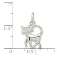 thumbnail image 5 of 925 Sterling Silver Cat Charm Pendant, 5 of 5