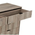 thumbnail image 5 of DUMBO 10-Drawer Double Tall Dresser from Engineered Wood in Gray, 5 of 8