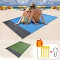 thumbnail image 3 of Colchoneta para acampar Yuarrent rectangular a prueba de humedad antidesgarro plegable, 3 of 6