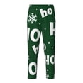 thumbnail image 2 of Disketp Ho Ho Ho A for Teenagers' Pajama Pants ,Lounge Pants Teen joggers Ideal for Home, School, or Sports-Small, 2 of 6