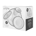 thumbnail image 5 of bistro-black-porcelain-16-piece-dinnerware-set-service-for-4, 5 of 5