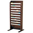 thumbnail image 1 of Wooden Mallet 10 Pocket Free-Standing File Holder, Legal Size, Mahogany, 1 of 1