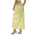 mlpeerw Half Slip Lace Long Underskirt Women's Satin Half Slip Half Slips for Under Dresses Anti