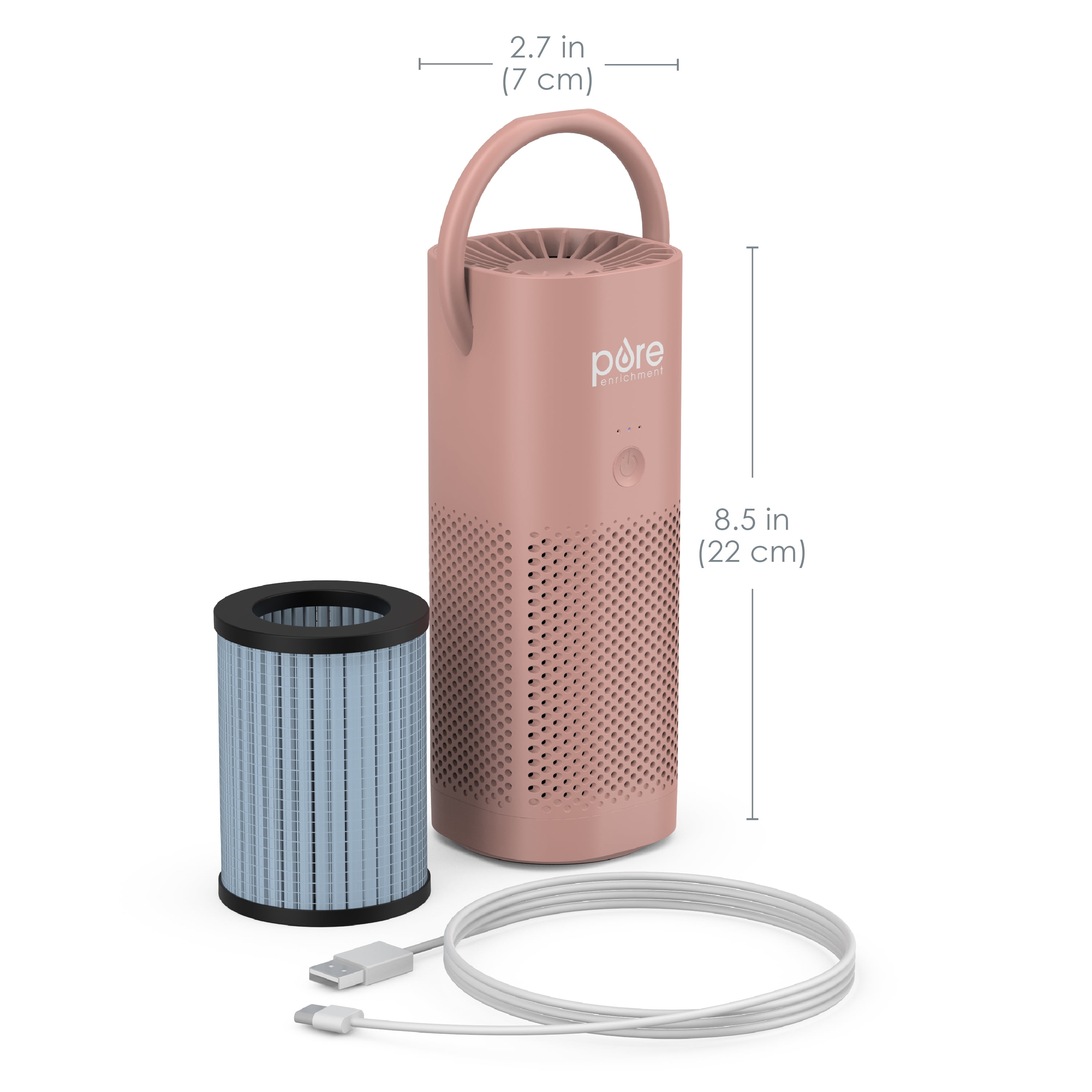 Pure enrichment purezone personal shop portable true hepa air purifier