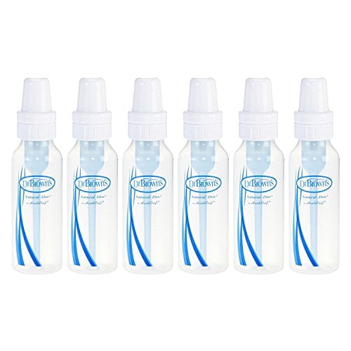 Dr. Brown's 6Pack BPA FREE Polypropylene Bottles 8 oz.