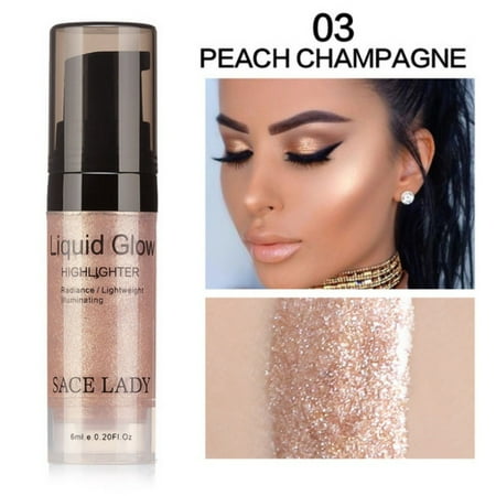Ardorlove Makeup Highlighter Illuminator Shimmer Makeup Countour Liquid Face Glow Brightener 6ml/0.2fl.oz