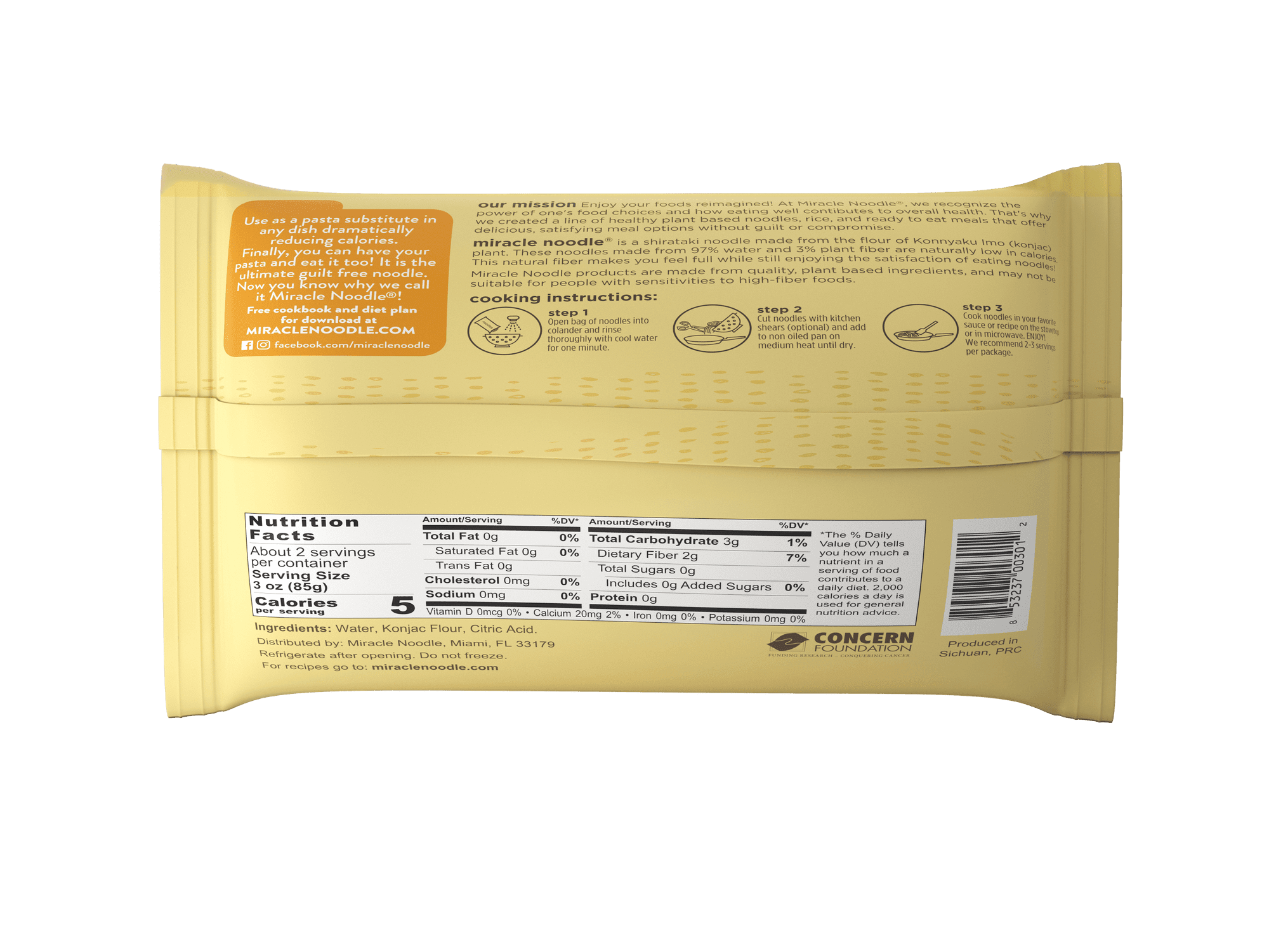 Miracle Noodle Miracle Rice - Konjac Rice, Keto Rice, Plant-Based, Gluten-Free, Soy Free, Low Carb Rice, Low-Calorie Rice, Grain Free, Perfect for Stir-Fry, Rice Pilaf, & Rice Pudding - 8 Oz, 6-Pack
