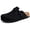 Black, variant on Litfun Suede Clogs for Women Cork Footbed Leather Sandals Arch Support Potato Shoes with Adjustable Buckle, Taupe