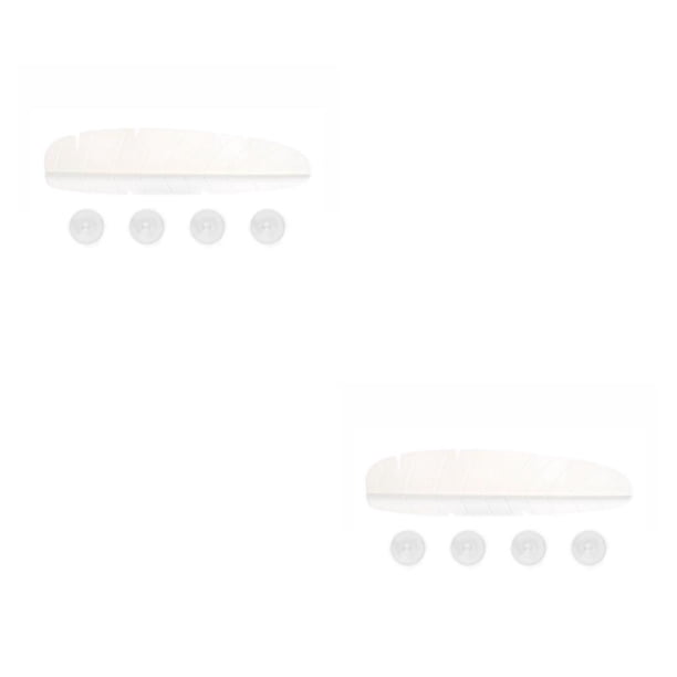 Matsuzay Splatter Screens Guard Dish Splashing Board Mano de obra multicolor Exquisito Multifuncional Tableros a prueba de aceite Blanco Blanco 2piezas