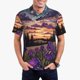 thumbnail image 1 of Balery Starry Night Purple Irises Camisa Polo de Hombre con Estampado, de Manga Corta y Tejido Medio, Camisa Tipo Golf Polo-X-Large, 1 of 6