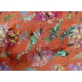 thumbnail image 4 of oneOone Cotton Poplin Dark Peach Fabric Texture|Leaves & Floral Artistic Diy Clothing Quilting Fabric Print Fabric By Yard 42 Inch Wide, 4 of 4