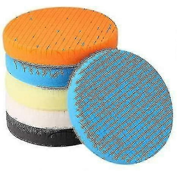 Polishing Pad, 5 Pieces 180mm/7 Inch Polishing Sponge Polishing Kit For Car Polisher Buffer Pad/for Ro/da Dual Action Polisher Buffing