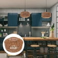 thumbnail image 4 of Shisuyan Retro Paper String Lampshade Industrial Style Corridor Chandelier Lamp Shade, 4 of 8