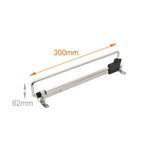 Lefu Wardrobe Pull Out Clothes Hanger Rail Extending Rack Storage Holder Organizer 12in