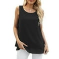 thumbnail image 6 of GERsome Womens Tank Tops Summer Scoop Neck Sleeveless T Shirts Casual Loose Fit Tunic Blouses, 6 of 7