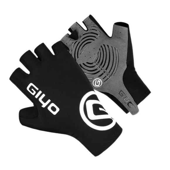 Guantes de ciclismo multicolores Yuarrent para senderismo y bicicleta Negro L
