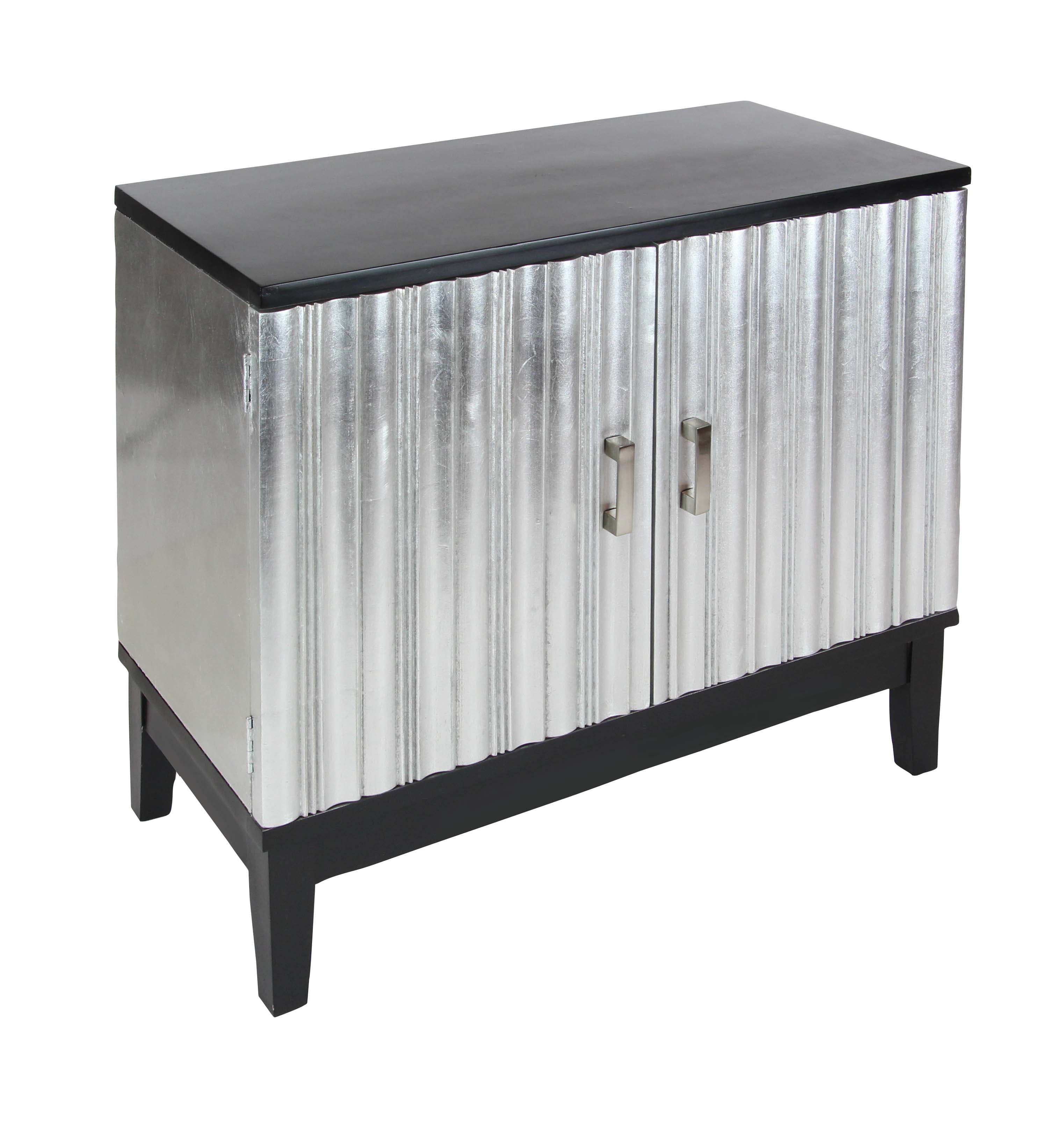 Decmode Industrial 31 X 31 Inch Wood And Metal Corrugated Cabinet Walmart Com Walmart Com