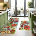 thumbnail image 2 of Washable Foldable Flannel Kitchen Mat Set, Non-Slip Soft Rug for Foyer Kitchen Laundry Bedroom Living Room Multi-Use Home Decor, 2 of 17