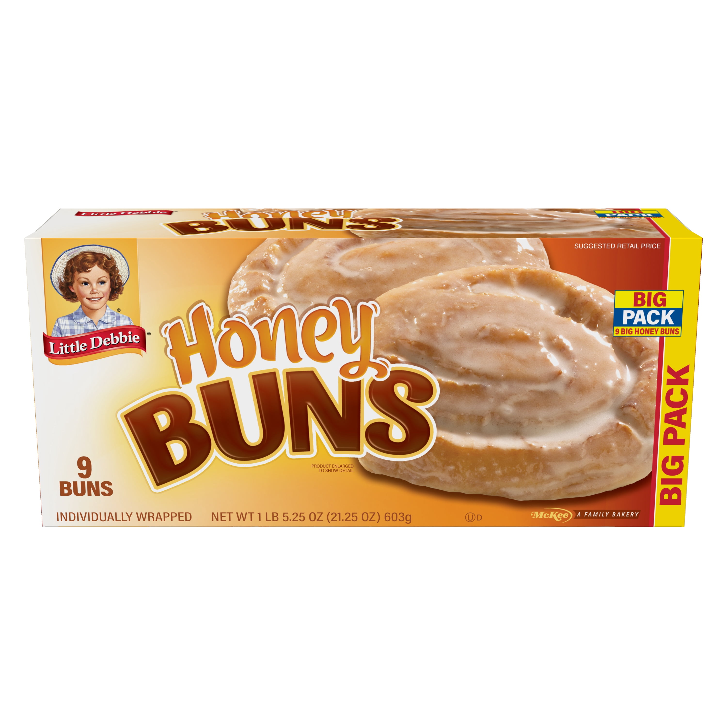 Little Debbie Big Pack Honey Buns, 21.15 oz (9 count)