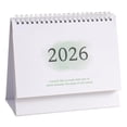 thumbnail image 2 of Small Desk Calendar, 2026 Minimalist Desk Calendar, Office Calendar, Aesthetic Desk Calendar, Cute Calendar, Beautiful Small Flip Desktop Calendar, Standing Spiral-Bound Monthly Planner 1Pcs, 2 of 9