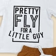 thumbnail image 4 of HCNTES Toddler Baby Boys Summer Clothes Kid Outfits Short Sleeves T-Shirt Tops + Shorts Cute Outfits Set For Kid Summer Outfits 2t 3t 4t 5t 6t 7t 8t 9t(L2-White,18-24 Months), 4 of 6