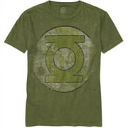 Dc - Men's Green Lantern Logo Washed Tee