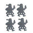 thumbnail image 1 of Inteprter Cubiertos de Navidad, 4 Uds., bolsa, tenedor, soporte para cuchara de interior, tela, vajilla, bolsas, organizador de de cocina, Kits de decoración para fiestas Gris oscuro Inteprter HA069000-02, 1 of 6