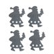 thumbnail image 1 of Inteprter Cubiertos de Navidad, 4 Uds., bolsa, tenedor, soporte para cuchara de interior, tela, vajilla, bolsas, organizador de de cocina, Kits de decoración para fiestas Gris oscuro Inteprter HA069000-02, 1 of 6