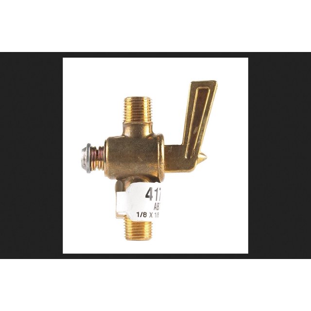 Válvula JMF, tubo macho de acero de 1/8 pulgadas, 30 psi