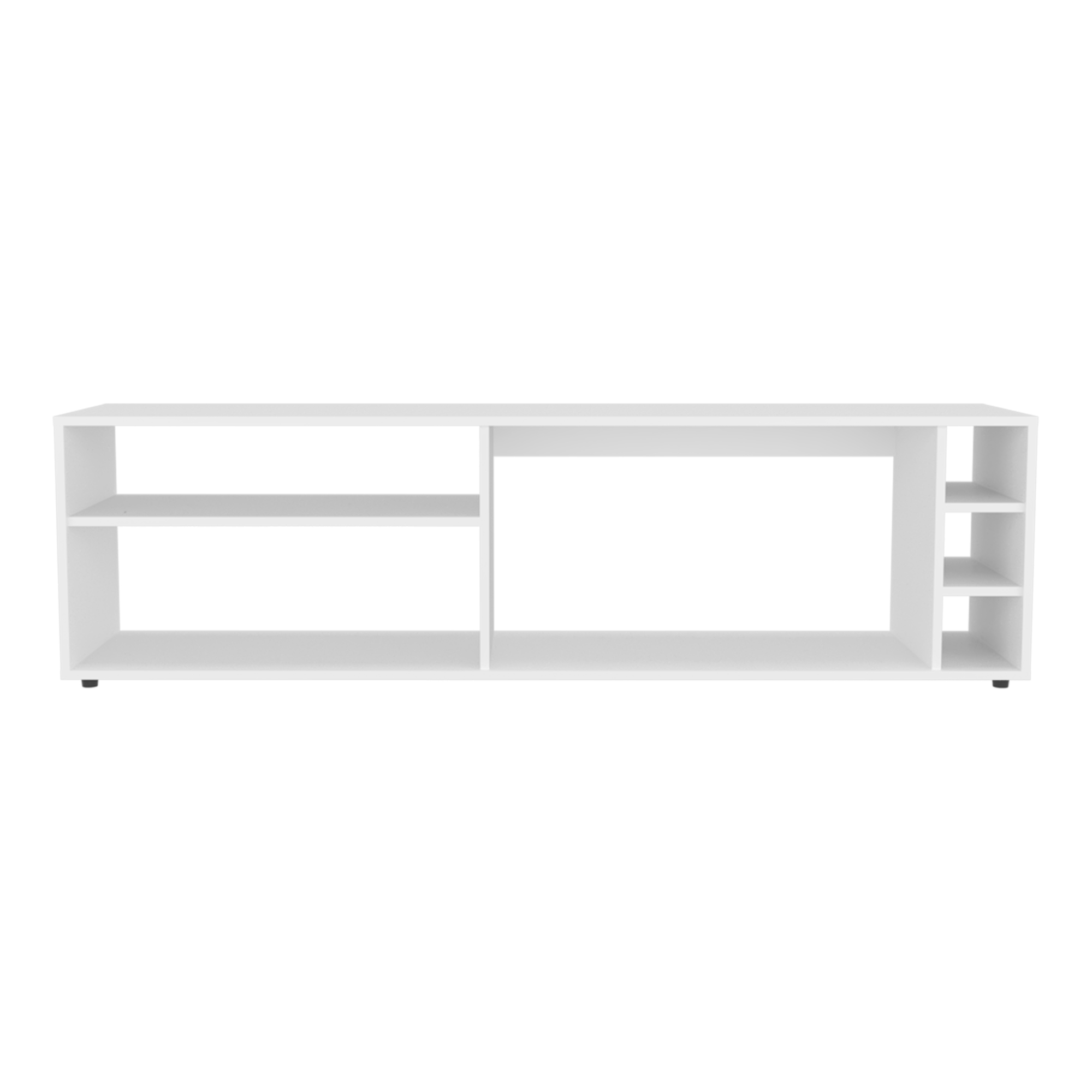 TV Stand for 70" Screen with Open Storage Cube