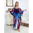 thumbnail image 2 of Edolynsa Caftans for Women Plus Size Swimwear Kaftan Cover up Loose Fit Beachwear Moroccan Dresses Lounge Dress, 2 of 9