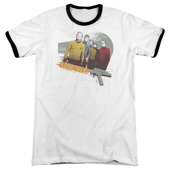 Star Trek Strange New Worlds Adult Ringer White Black