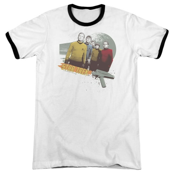 Star Trek Strange New Worlds Adult Ringer White Black