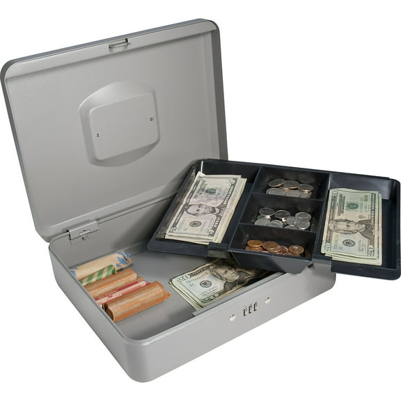 Barska 12" Cash Box with Combination Lock Large Cash Box with Combination Lock