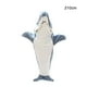 thumbnail image 1 of Manta con capucha de tiburón más vendida para adultos - Manta portátil para adultos Shark Onesie - Manta de tiburón Super S - 190 cm Sailing Electrónica, 1 of 5