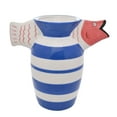 thumbnail image 3 of Hestia Fish Striped Deco Vase, 3 of 4