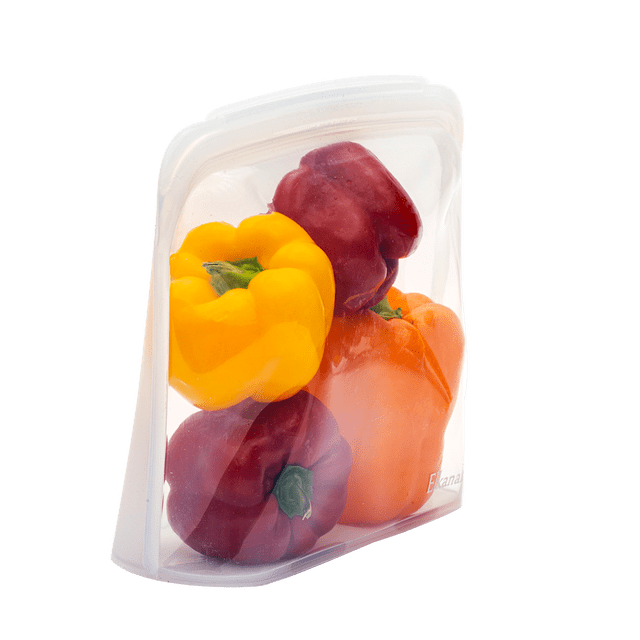 Elkanah TG 3300ml Autoportant 100 % Platine Sac Alimentaire en Silicone Réutilisable Sacs de Congélation Réutilisables Sac de Rangement Réutilisable Organisateur de Congélateur Gallon Contenants de Congélation pour le Rangement des Aliments Sac Réutilisable Sacs en Silicone