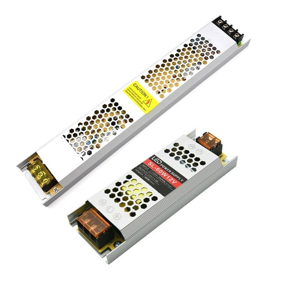 LED Ultra-thin Strip Switching Power Supply， Lighting Transformers,12v 60w 200w Light Box Advertising Transformer Driver For LED Strip Lights