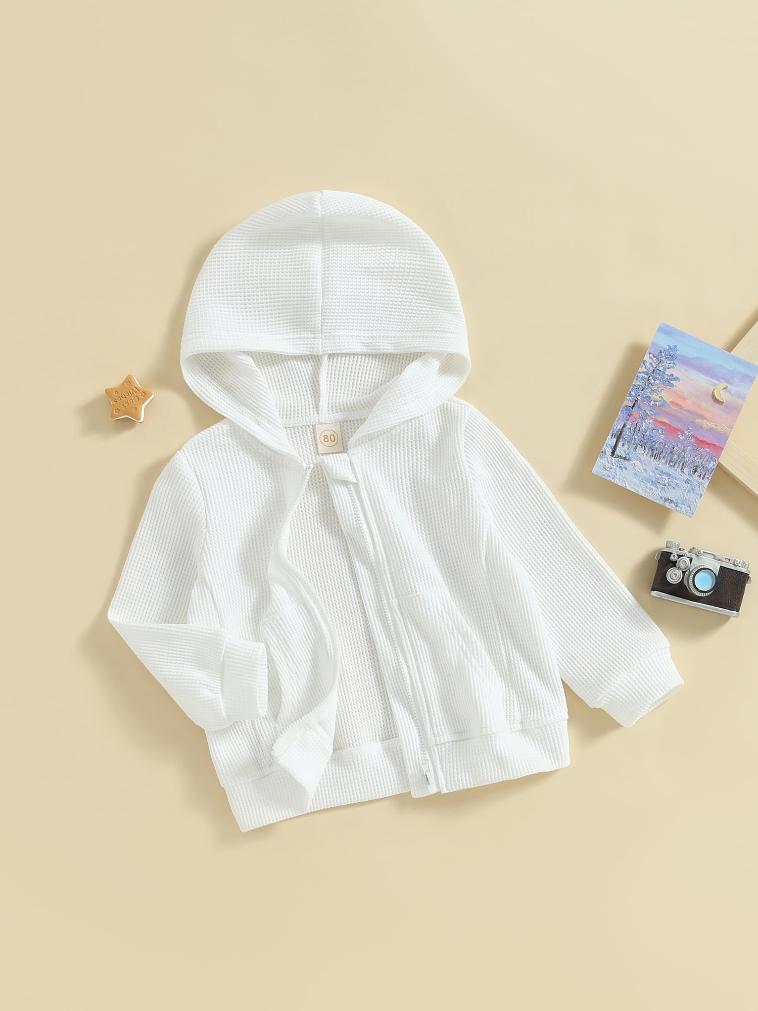 Qtinghua Toddler Baby Boys Girls Hoodie Tops Long Sleeve