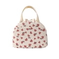 thumbnail image 2 of 6L Lunch Bag for Women Men Cute Corduroy Lunch Tote Bags Reusable Insulated Lunch Box Large Capacity Reusable Insulated Cooler for Work/Picnic/Travel, 2 of 4