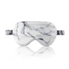 THXSILK Silk Mask for Sleep, 19 Momme Mulberry Silk Eye Mask, 100% Real Natural Pure Silk Eye Sleep Shade Cover, Grey Marble