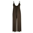 thumbnail image 4 of JGTDBPO Jumpsuits for Women Casual Sleeveless Spaghetti Strap Rompers Boho Wide Leg Jumpsuits Baggy Overalls Jumpers with Pockets Dressy Trendy Outfits Clothes 2025, 4 of 6