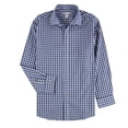 thumbnail image 1 of bar III Mens Stretch Easy Care Button Down Dress Shirt, Blue, Small, 1 of 2