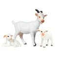 thumbnail image 3 of Conjunto de figuras de animales, adorno, colección de cumpleaños realista, figura de juguete de simulación, modelos de animales terrestres para fiesta Oveja, 3 of 8