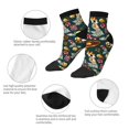 thumbnail image 5 of Pofeuu Vintage Casino Chips Print 30cm Socks, Adult Running Hiking Socks for Youth and Adult, 5 of 7