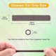 thumbnail image 3 of 3 Pairs Soft Knitting Cotton Fabric Eyeglasses Temple Tips Sleeve Retainer, Anti-Slip Elastic Comfort Glasses Retainers Cushions for Eyeglasses, 3 of 5